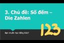 Học đếm SỐ và SỐ THỨ TỰ trong tiếng Đức
