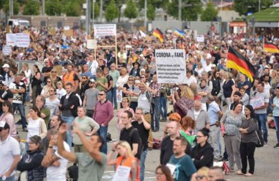 Đức: Tiếp diễn biểu tình phản đối các biện pháp phong tỏa do COVID-19