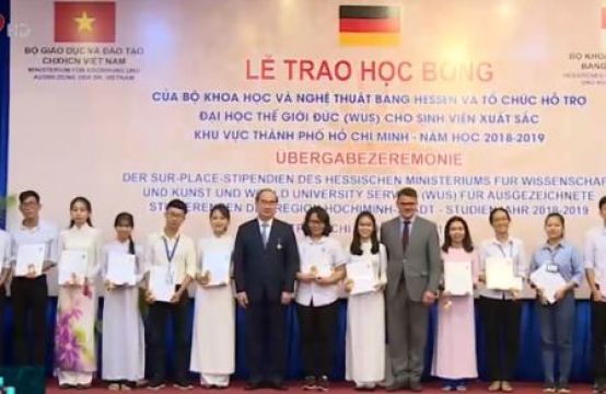 Đức trao học bổng cho 250 sinh viên Việt Nam xuất sắc