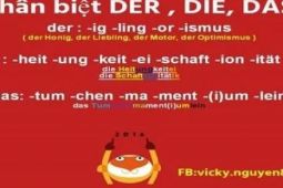 Danh từ tiếng Đức và những quy tắc