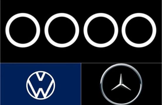 Audi, Mercedes-Benz và Volkswagen vẽ lại logo nhắc nhở cách ly xã hội