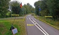 Con đường thuộc Bỉ nằm trong lòng nước Đức