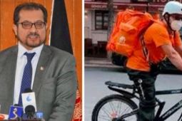 Cựu Bộ trưởng Afghanistan gây sốt khi làm shipper tại Đức